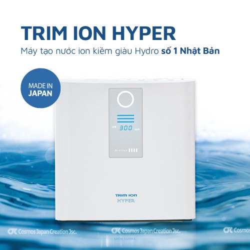 Máy điện giải ion kiềm giàu Hydro Trim ion Hyper (trọn bộ)